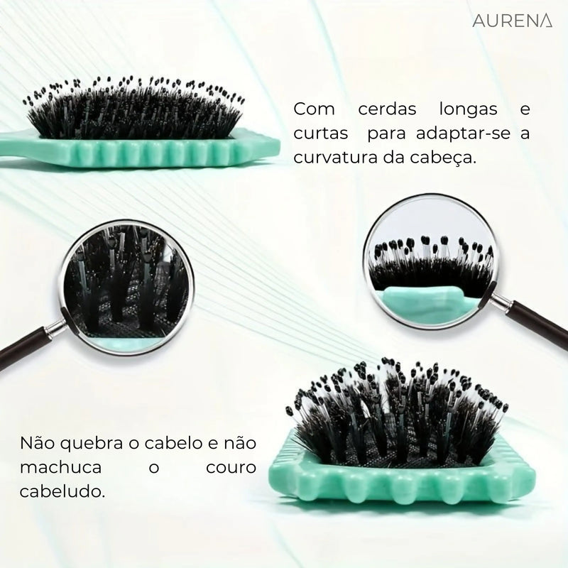 Escova Modeladora para Cachos e Ondas Naturais - Aurena